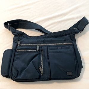 Navy LUG brand shoulder bag
